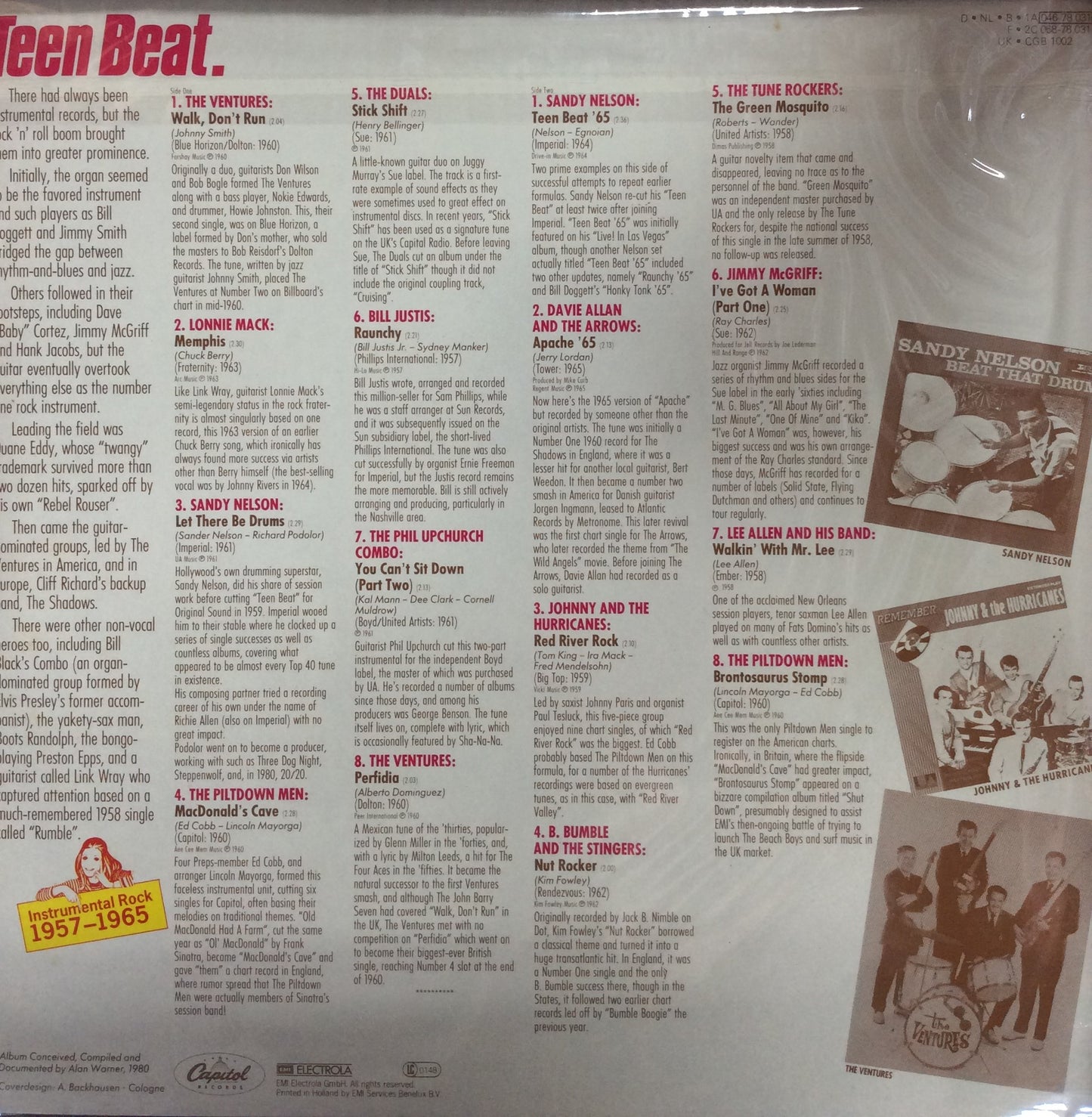 Various Artists - Teen Beat: Instrumental Rock 1957-1965
