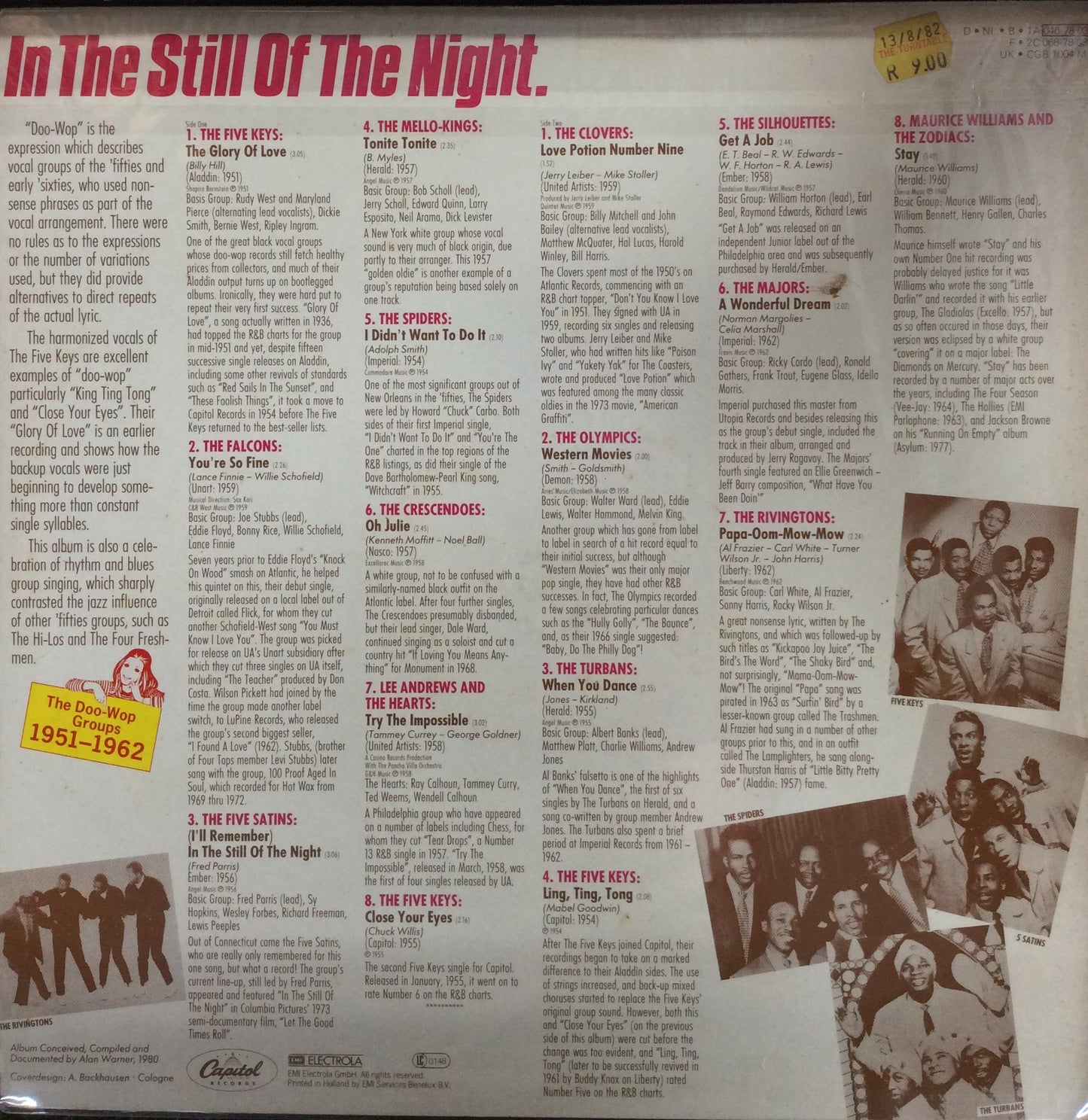 Various Artists - In The Still Of The Night: The Doo-Wop Groups 1951-1962