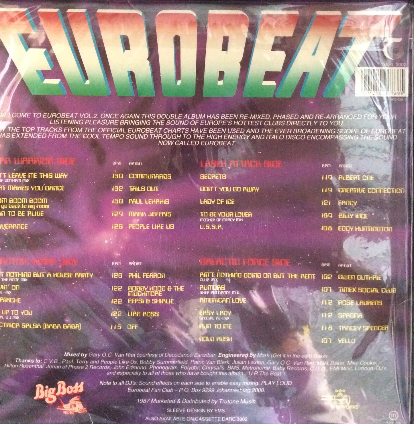 Various Artists - Eurobeat Volume 2