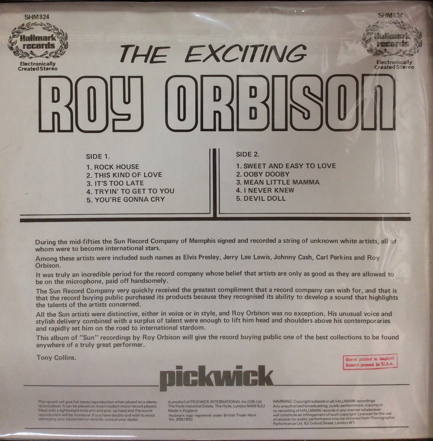Roy Orbison - The Exciting Roy Orbison