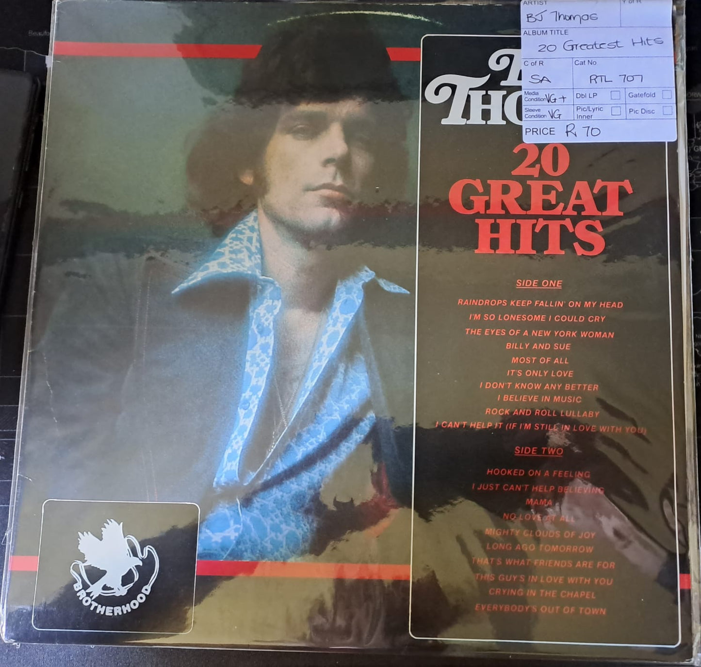 BJ Thomas - 20 Great Hits