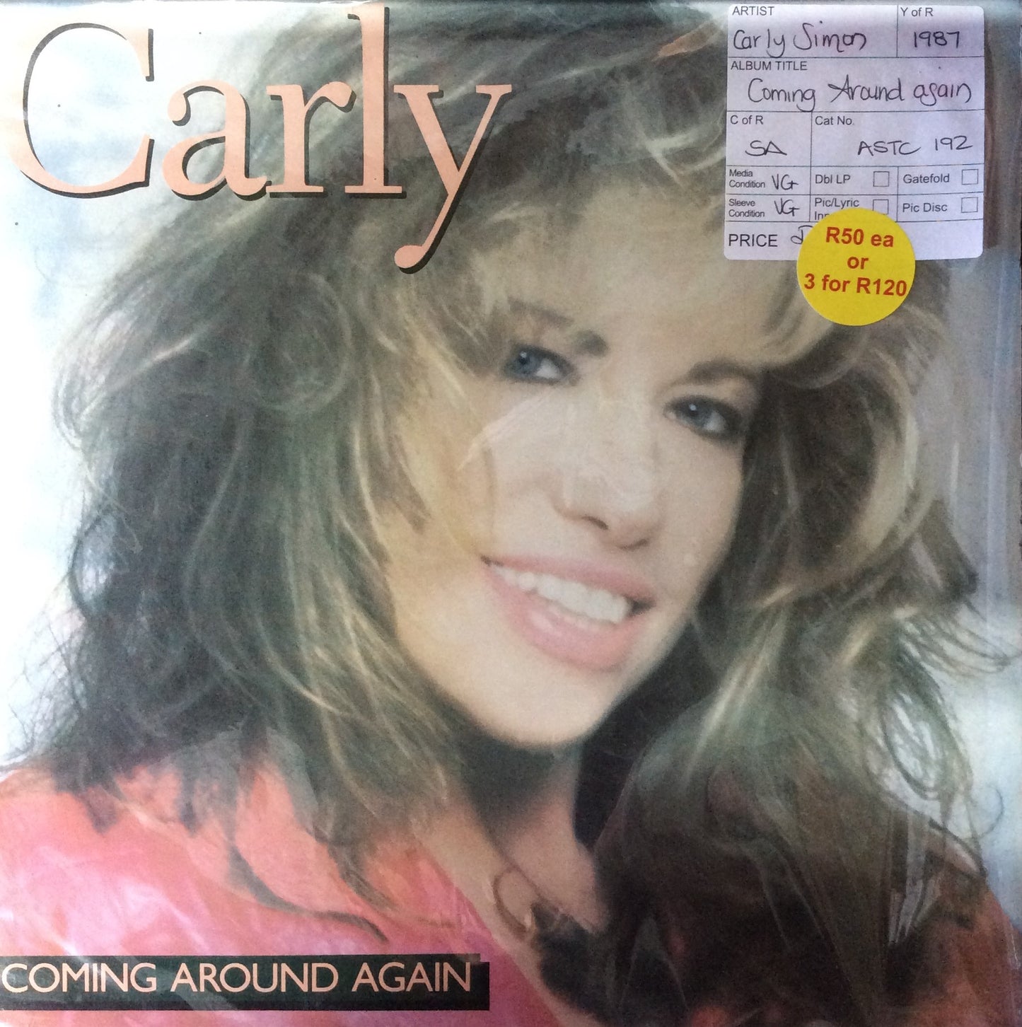 Carly Simon - Coming Around Again