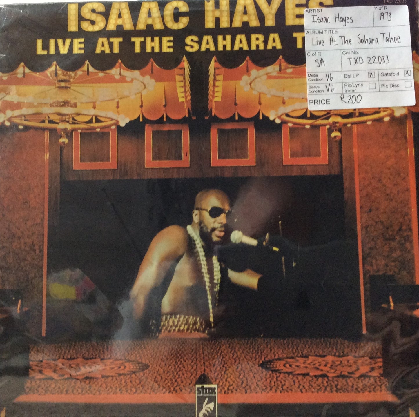 Isaac Hayes - Live At The Sahara Tahoe