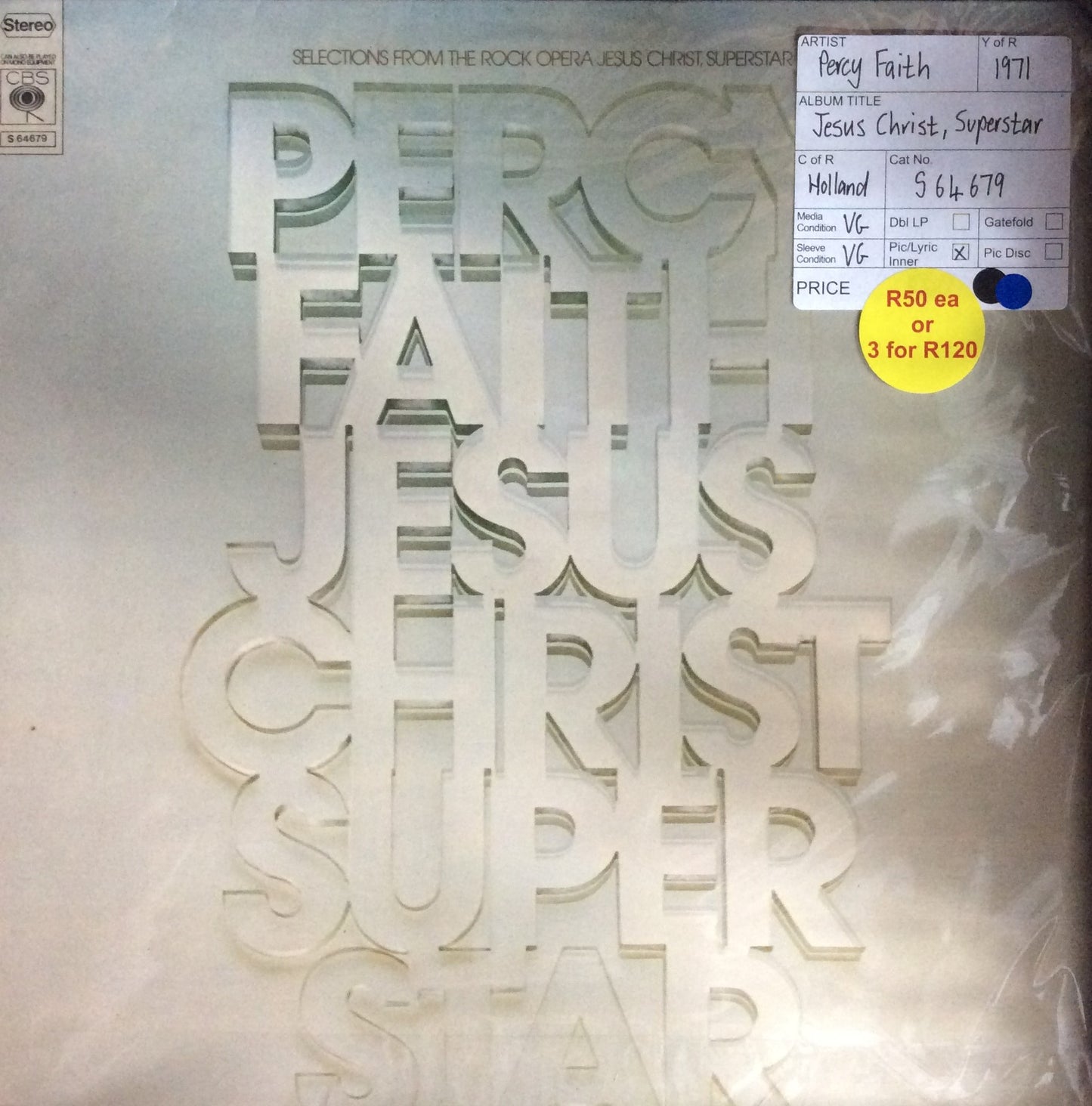 Percy Faith - Jesus Christ, Superstar