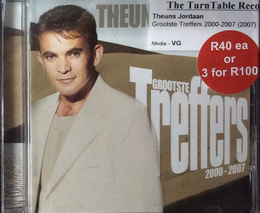 Theuns Jordaan - Grootste Treffers 2000-2007
