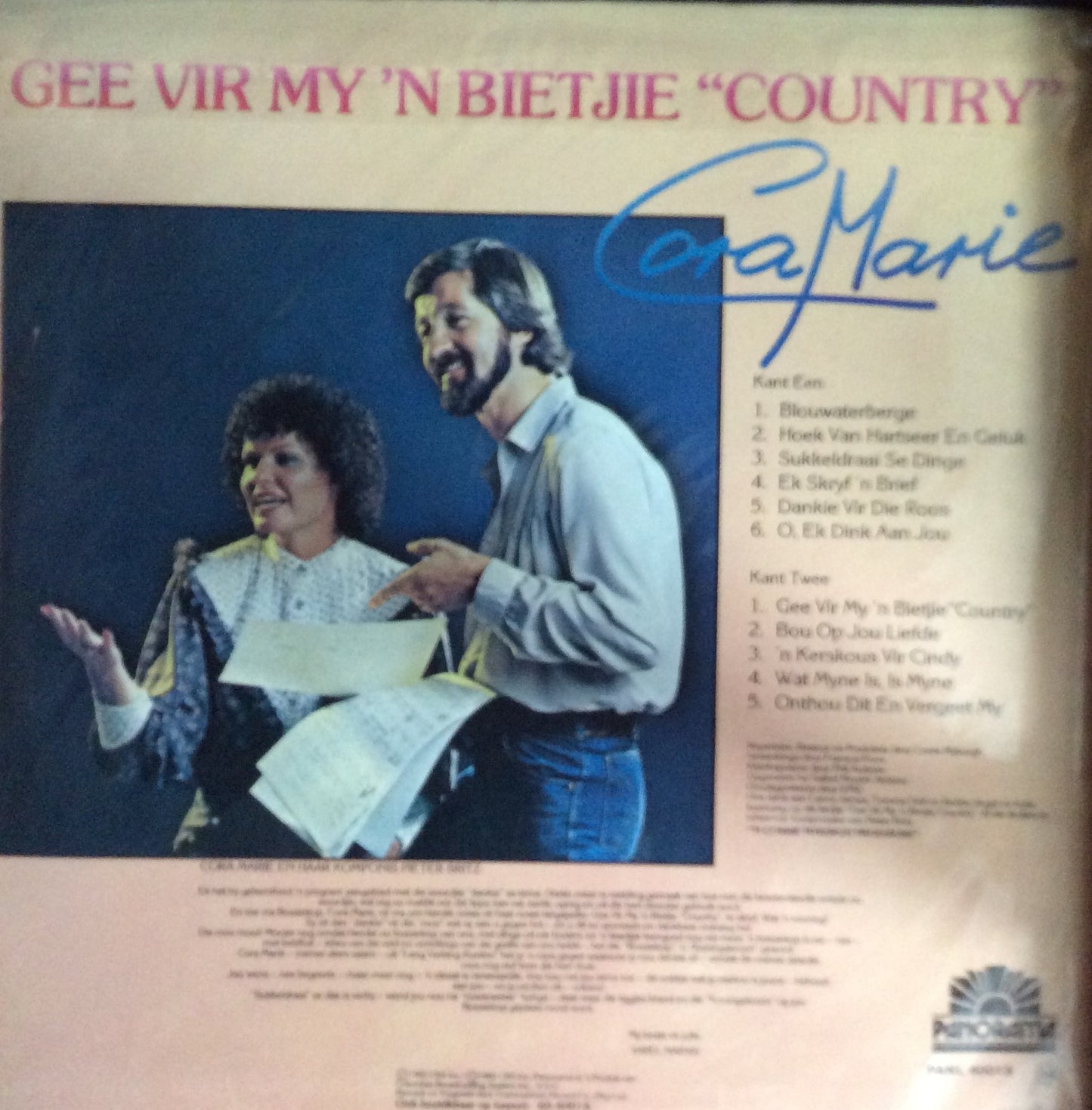 Cora Marie - Gee Vir My 'n Bietjie "Country"