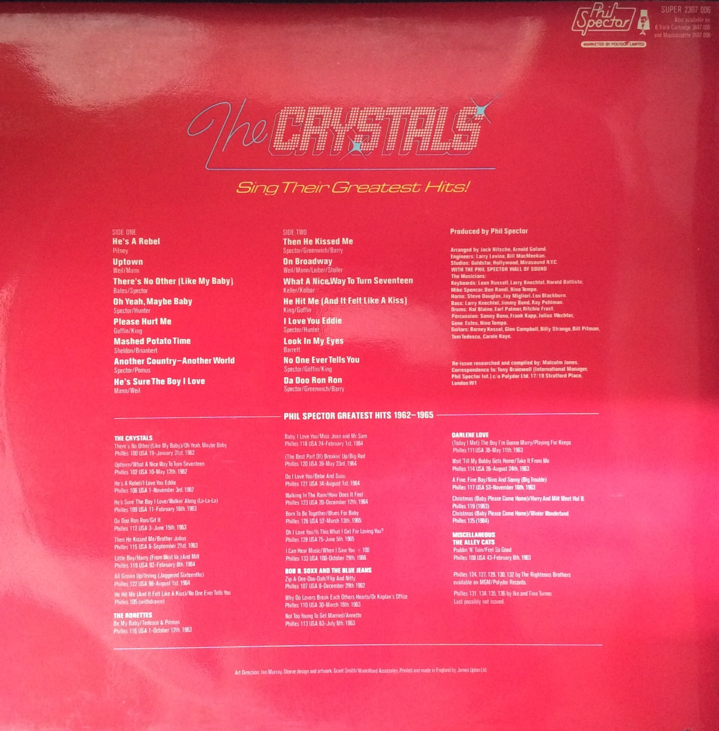 Crystals, The - The Crystals Sing Their Greatest Hits