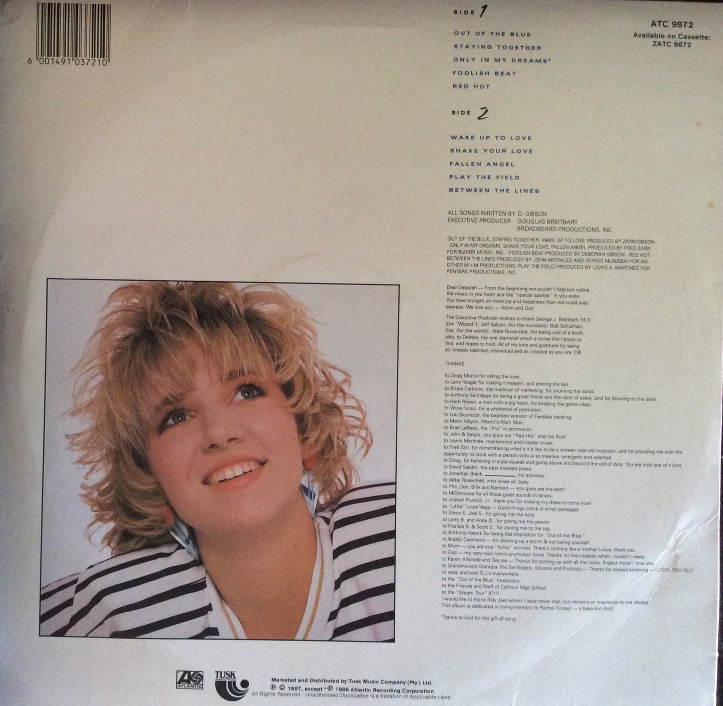 Debbie Gibson - Out Of The Blue