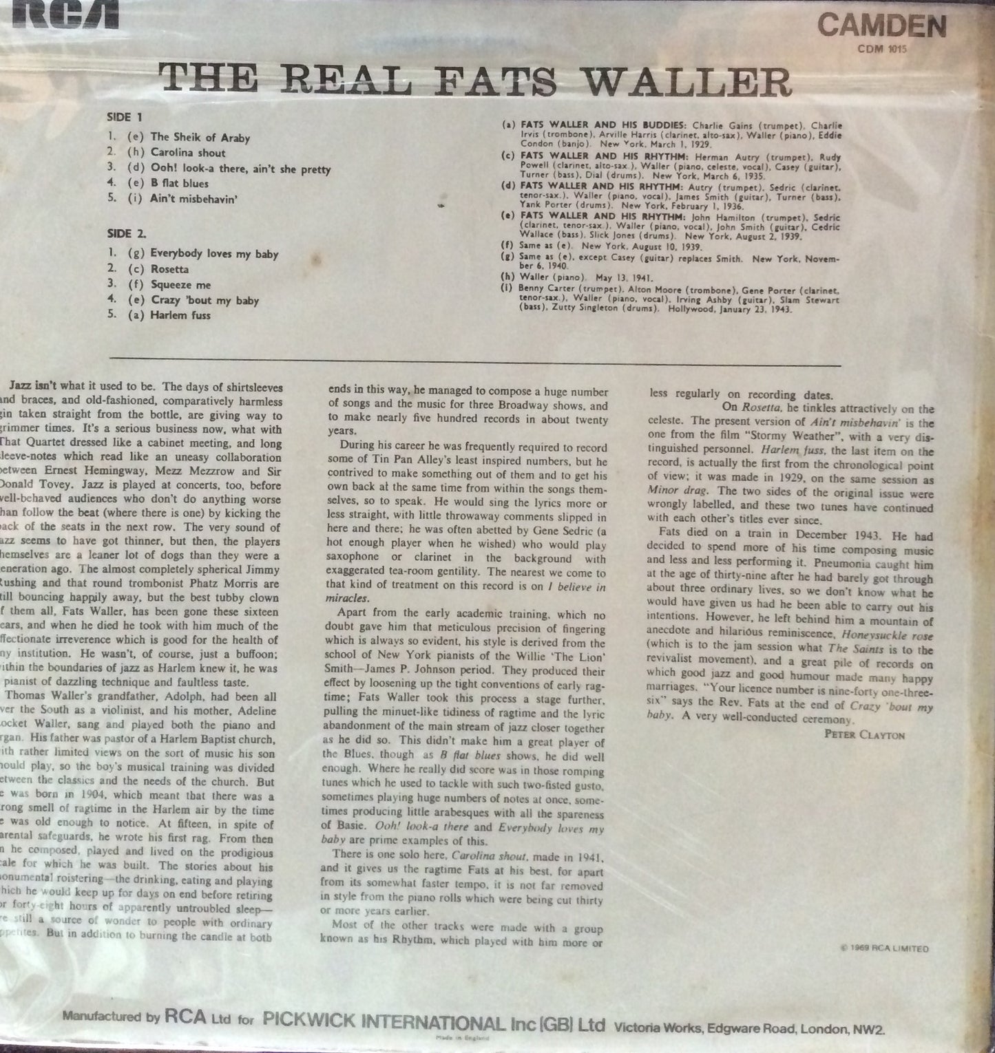 Fats Waller - The Real Fats Waller