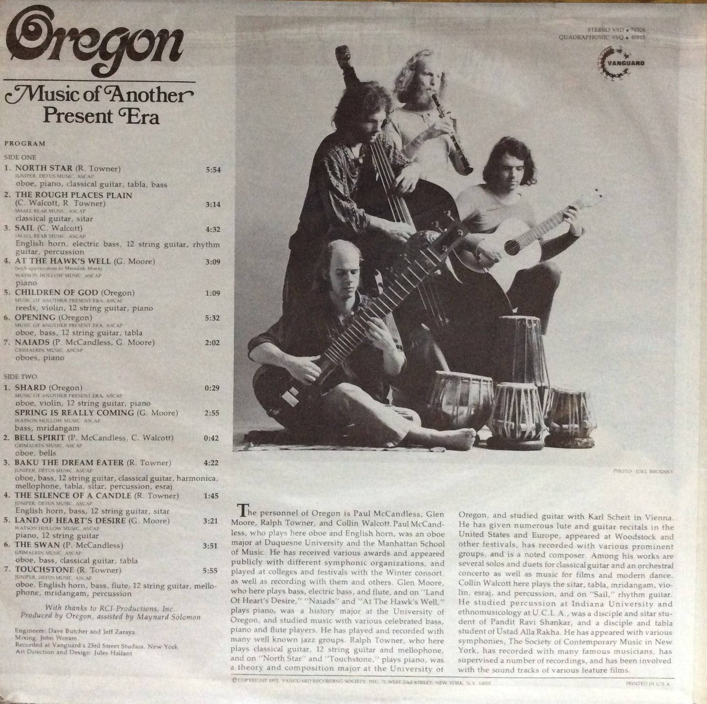 Oregon - Music Of Another Present Era