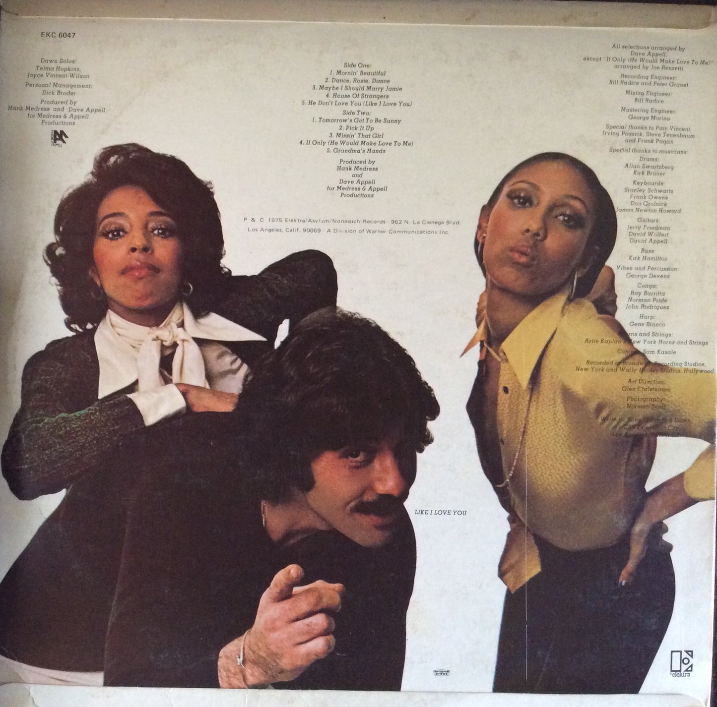 Tony Orlando & Dawn - He Don't Love You Like I Love You