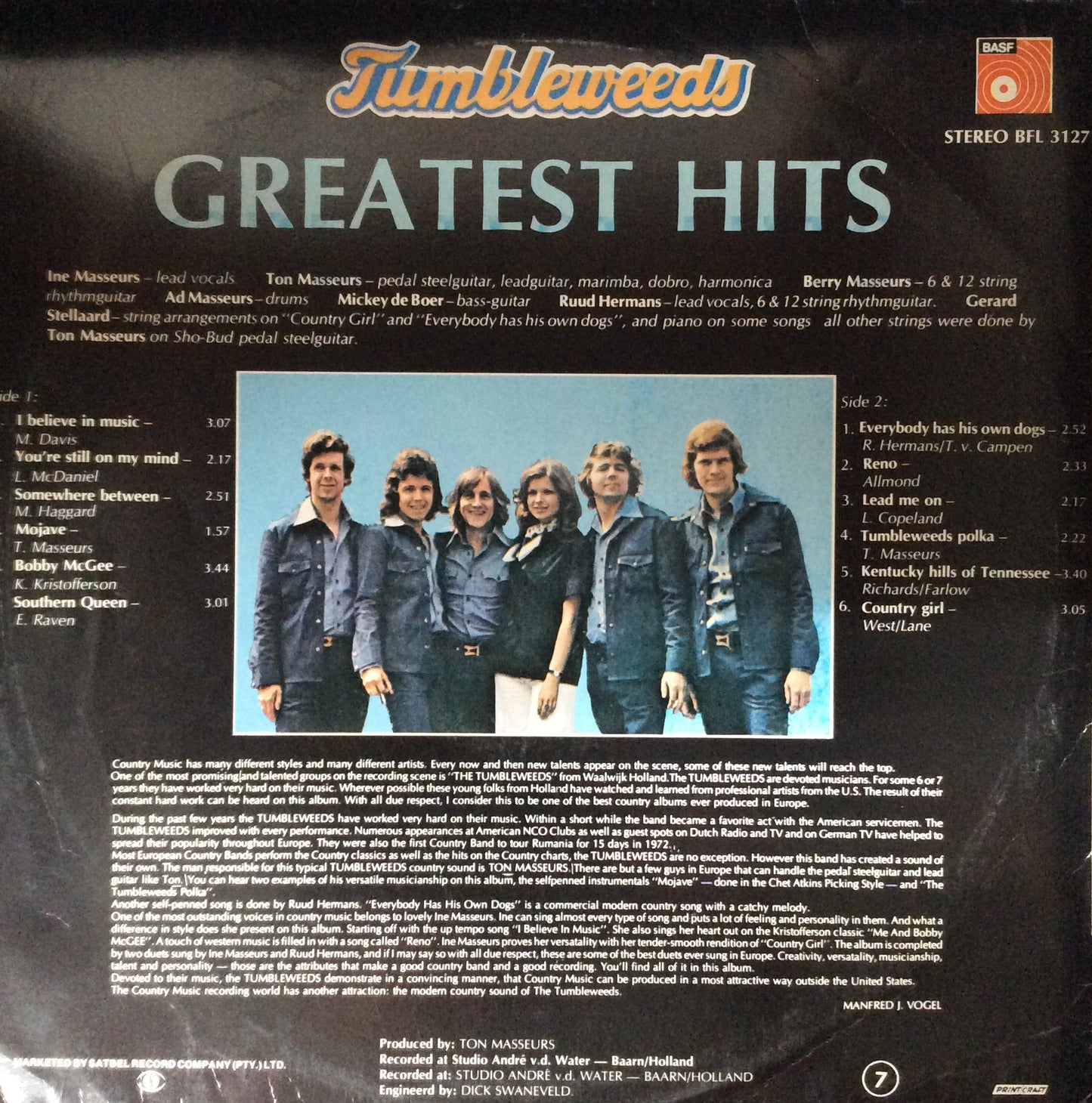 Tumbleweeds, The - Greatest Hits