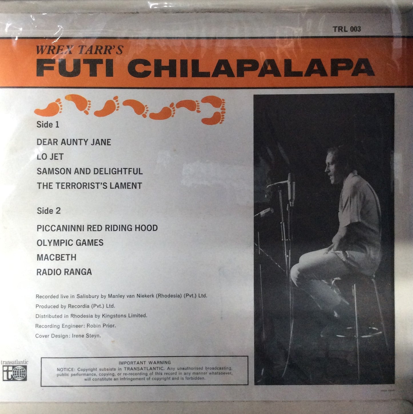 Wrex Tarr - Wrex Tarr's Futi Chilapalapa