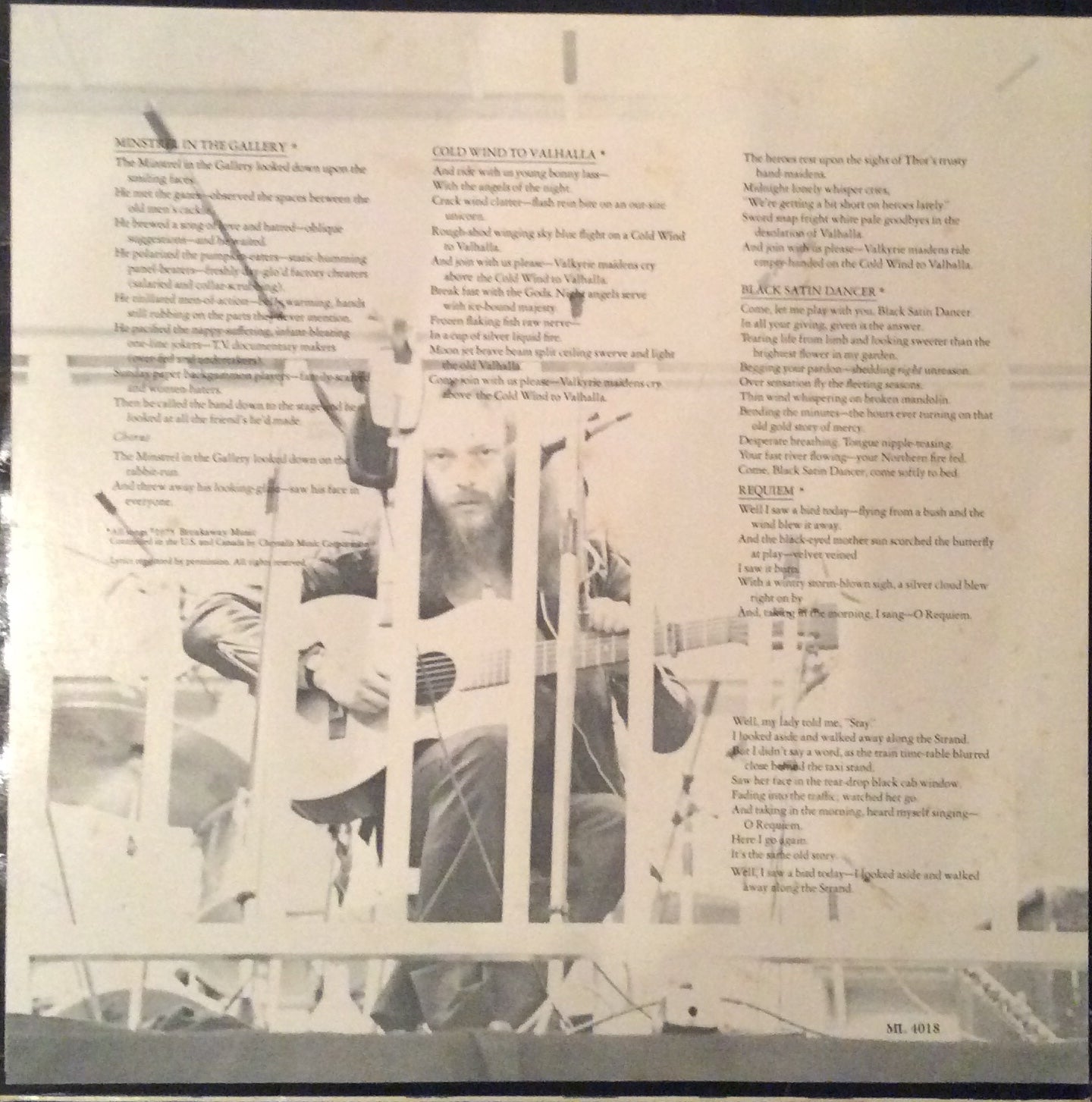 Jethro Tull - Minstrel In The Gallery
