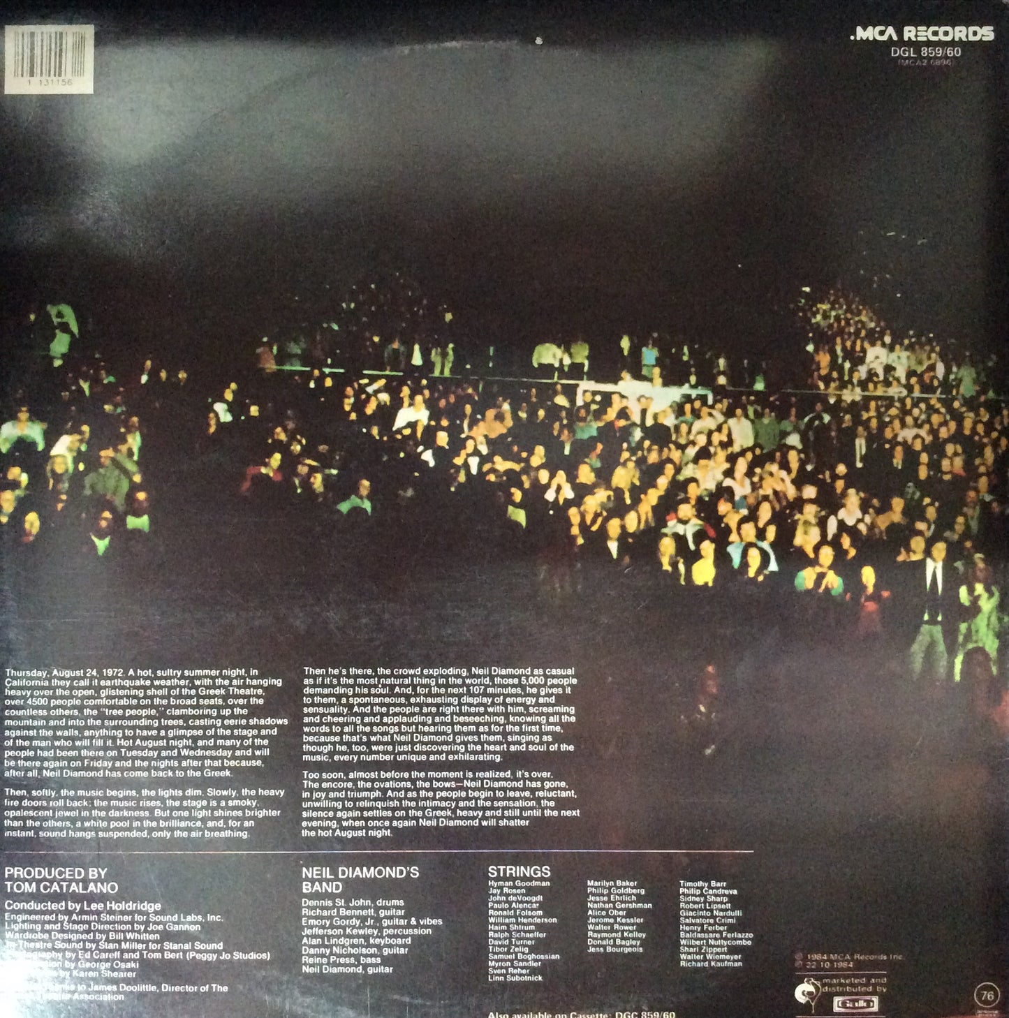 Neil Diamond - Hot August Night