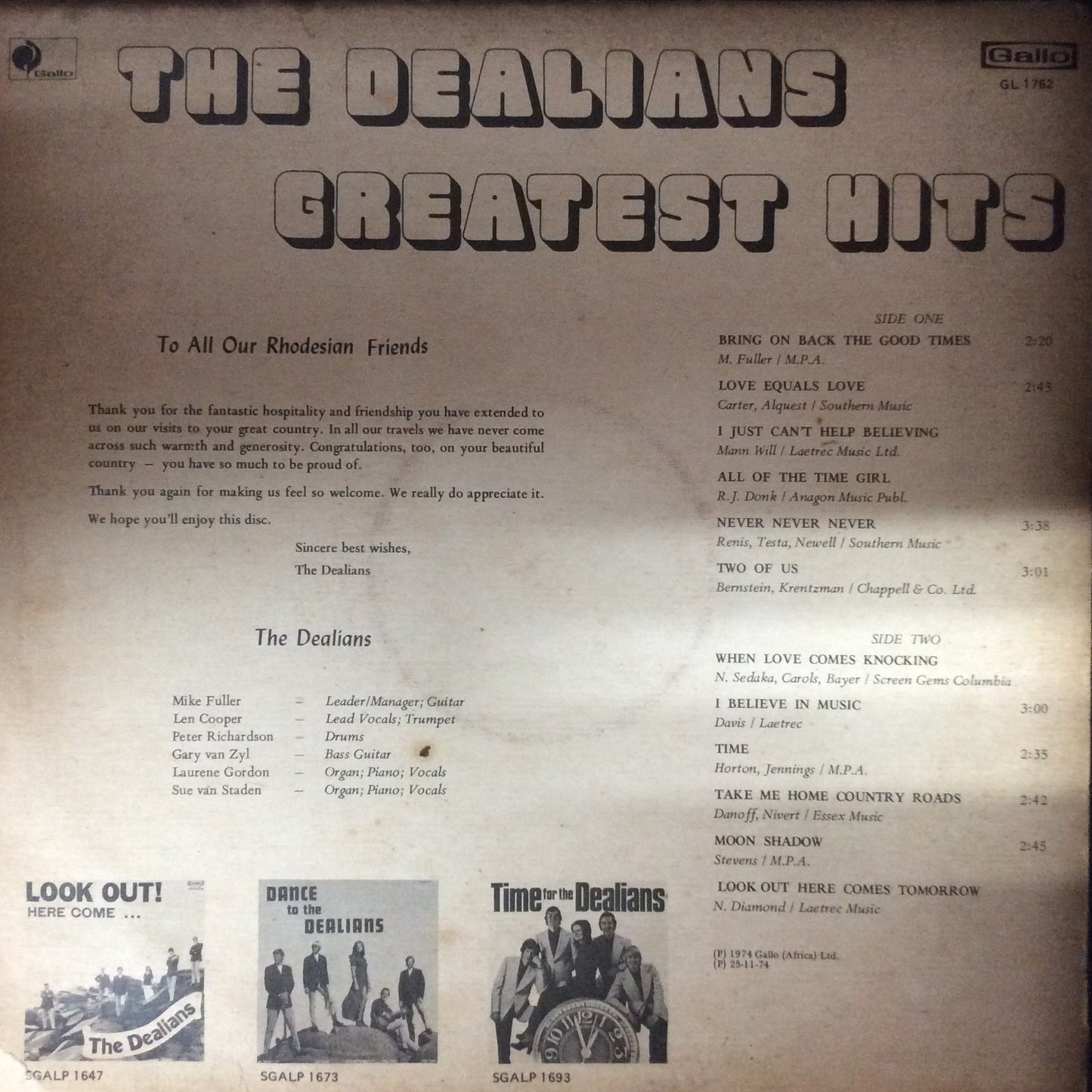 Dealians, The - Greatest Hits