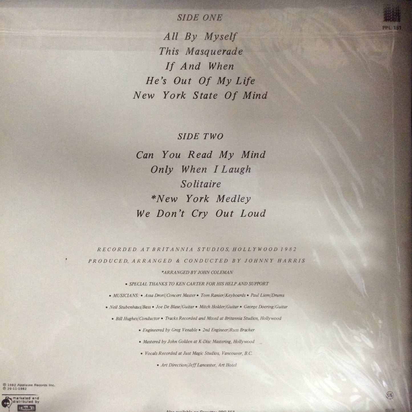 Shirley Bassey - All By Myself