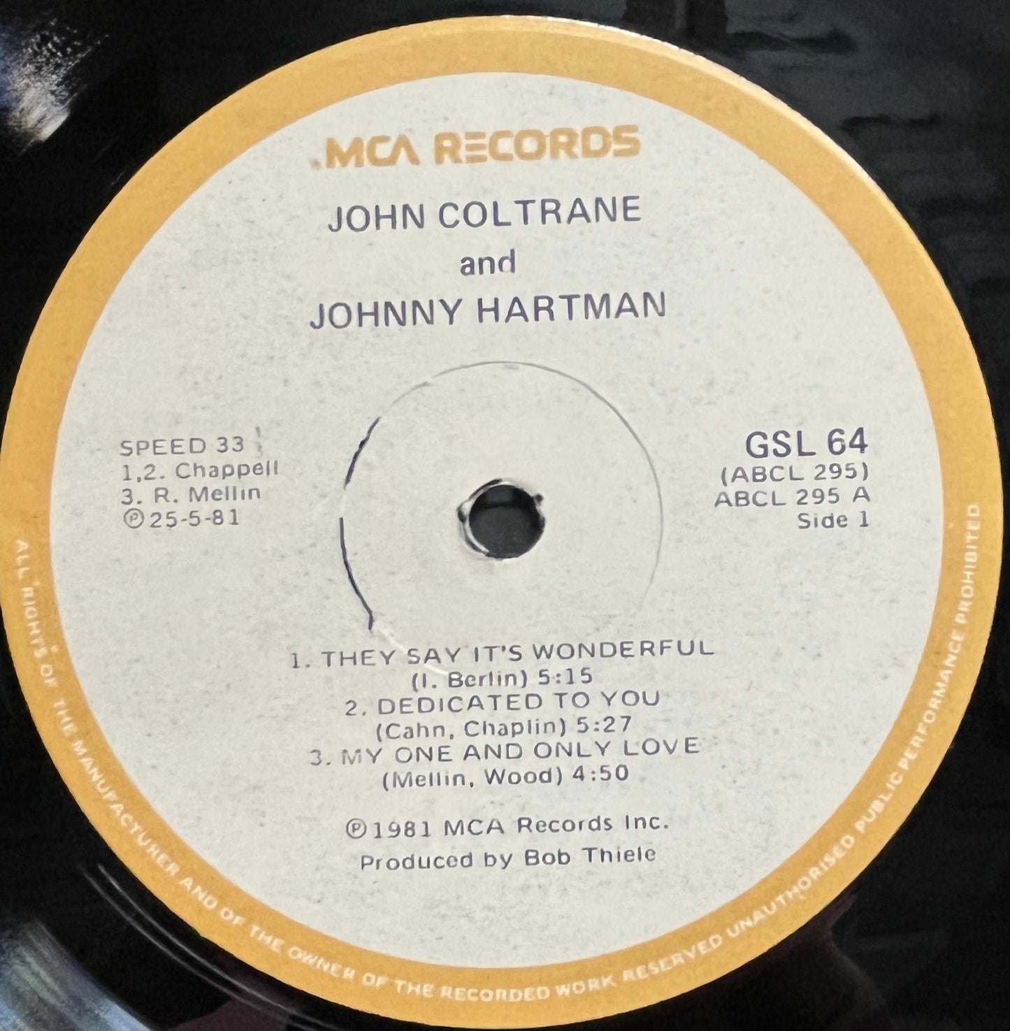 John Coltrane And Johnny Hartman - John Coltrane And Johnny Hartman