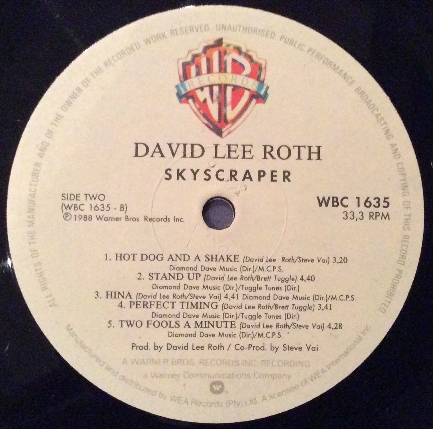 David Lee Roth - Skyscraper
