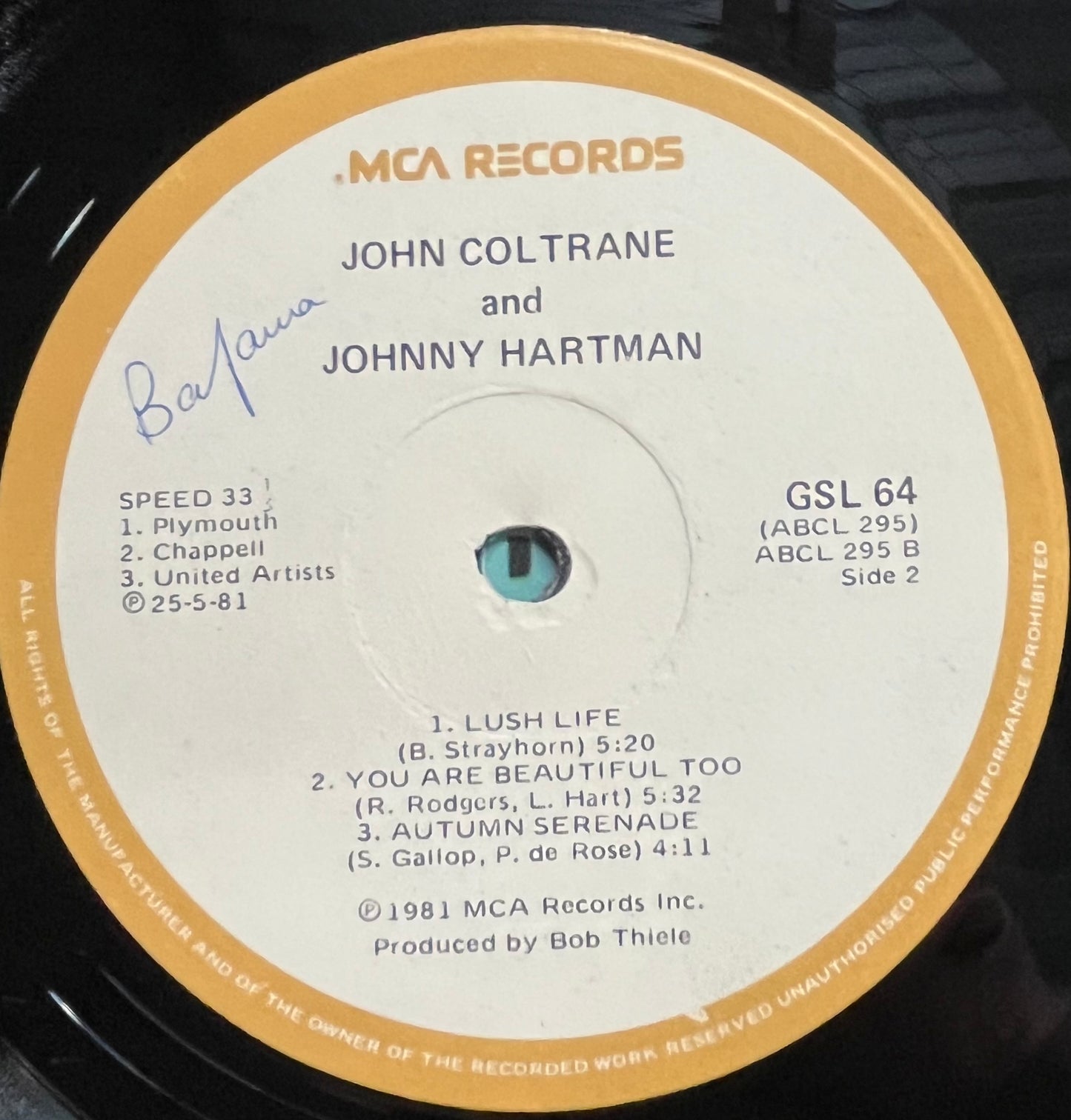 John Coltrane And Johnny Hartman - John Coltrane And Johnny Hartman