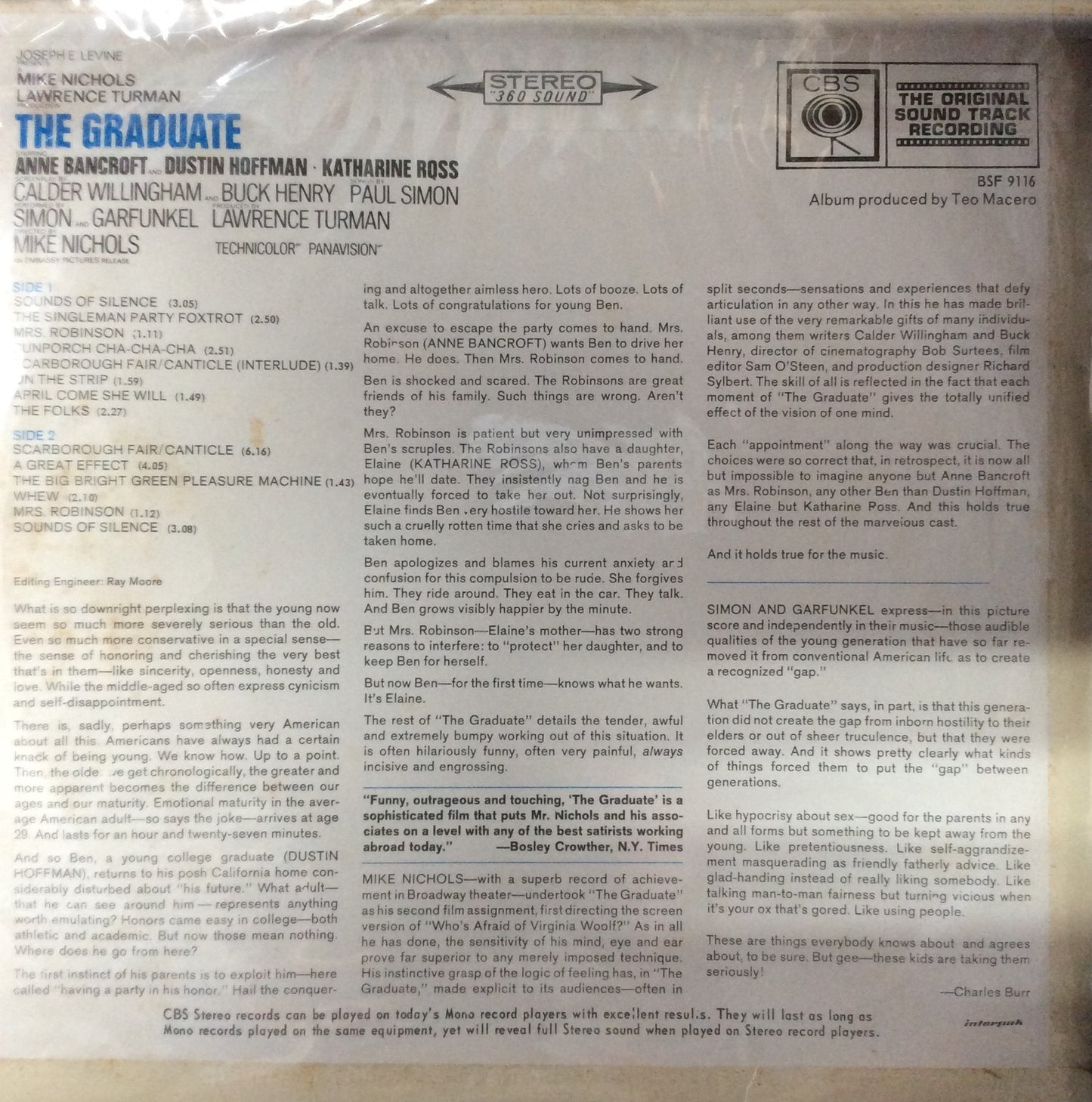Movie Soundtrack - The Graduate