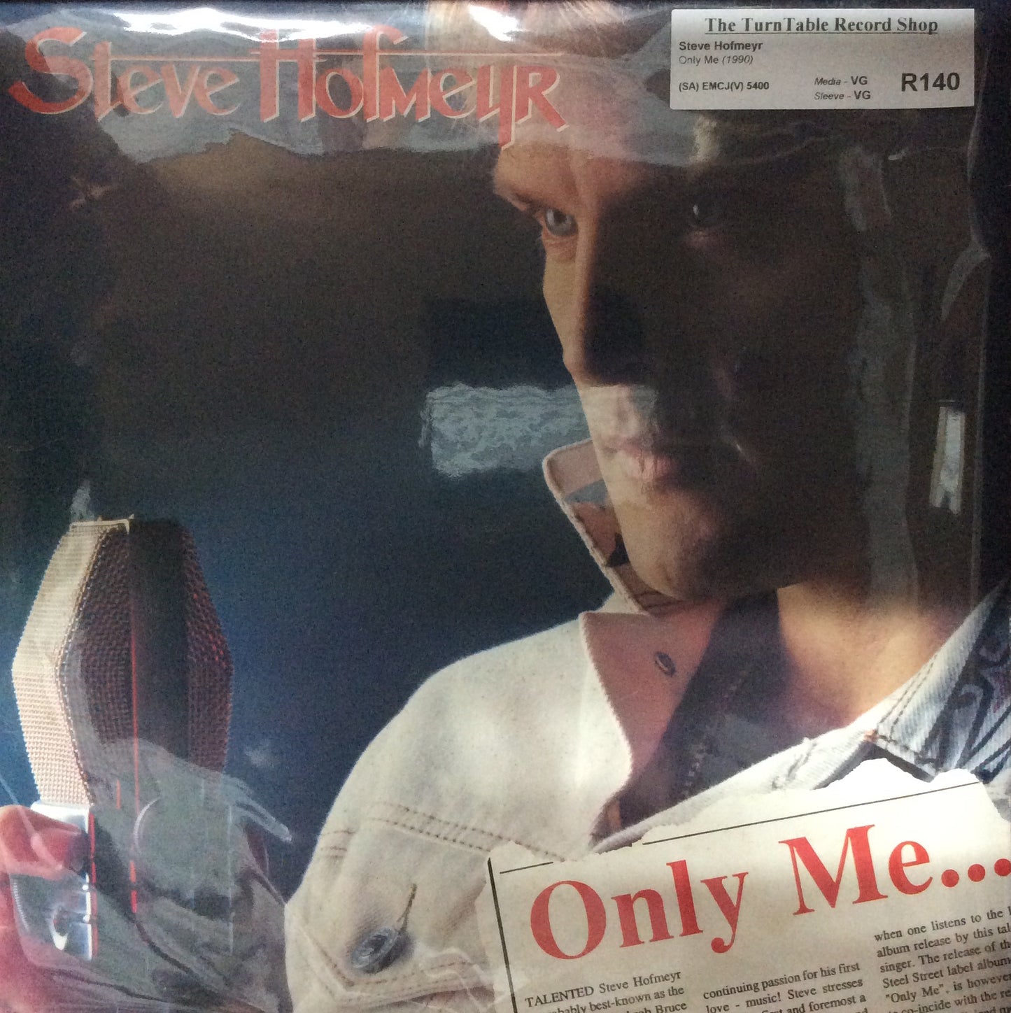Steve Hofmeyr - Only Me ...
