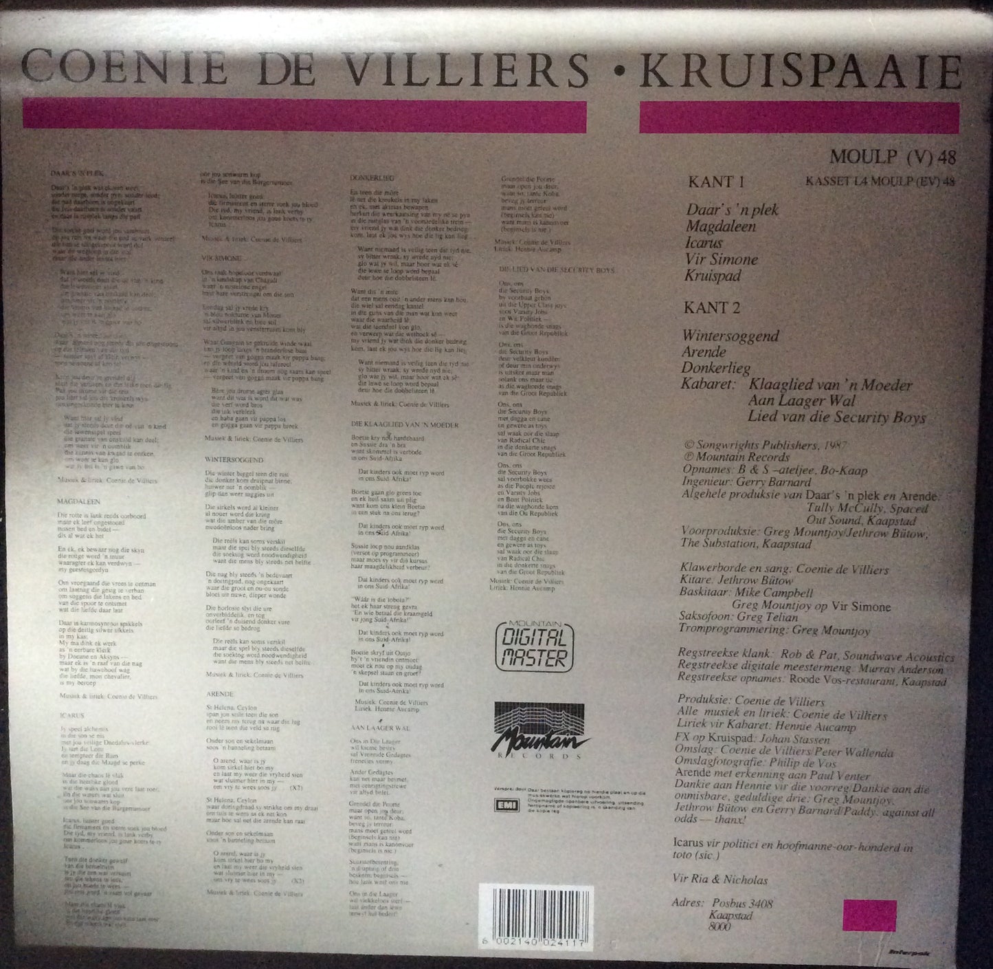 Coenie De Villiers - Kruispaaie