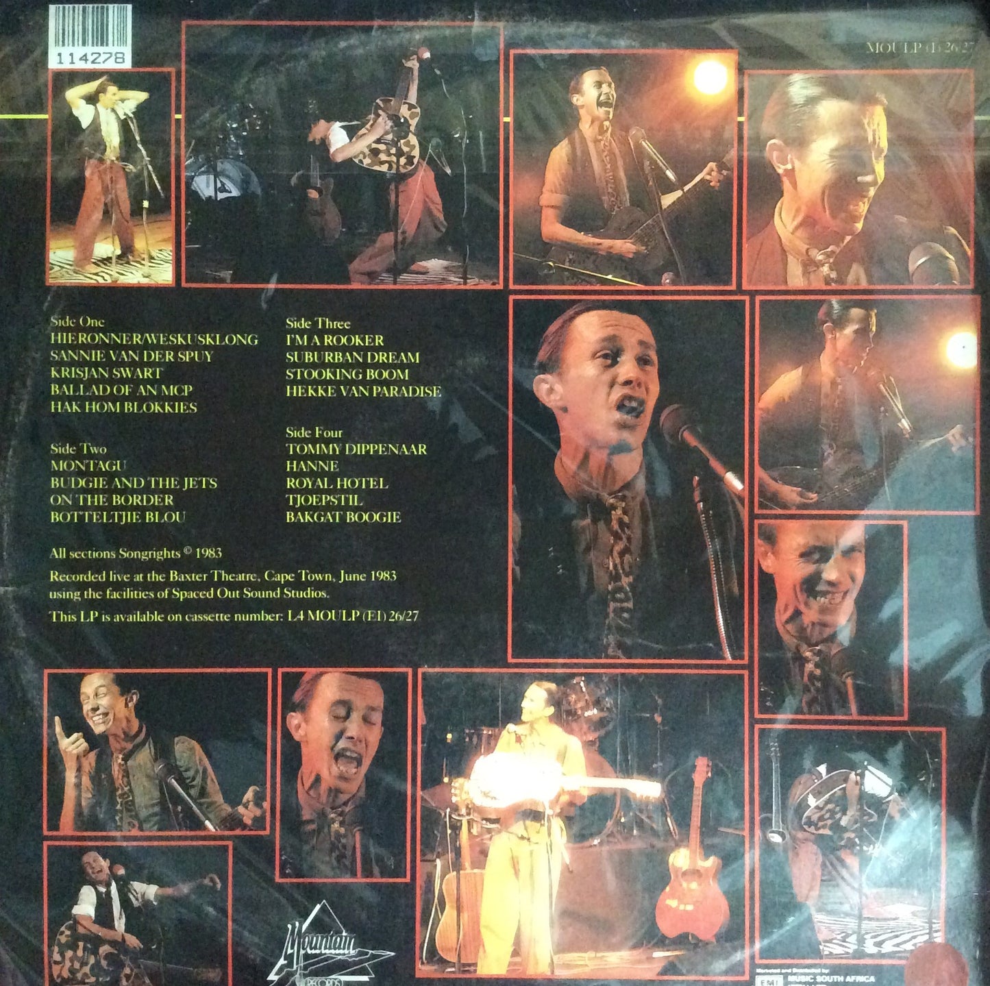 David Kramer - Jis Jis Jis - Live