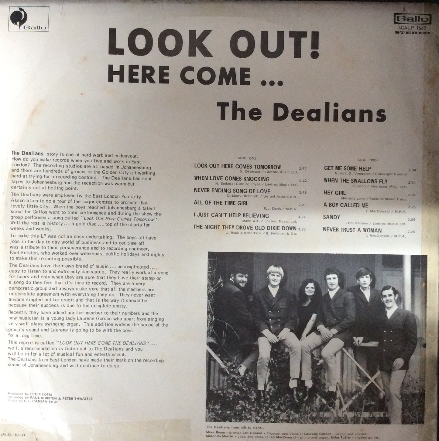 The Dealians - Look Out! Here Come ...