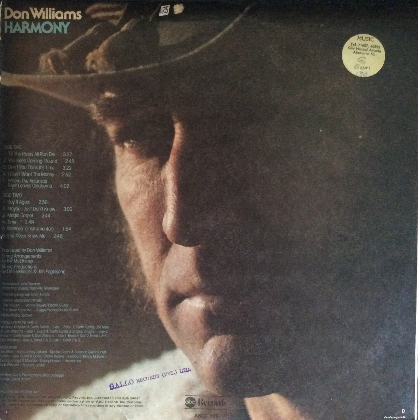 Don Williams - Harmony
