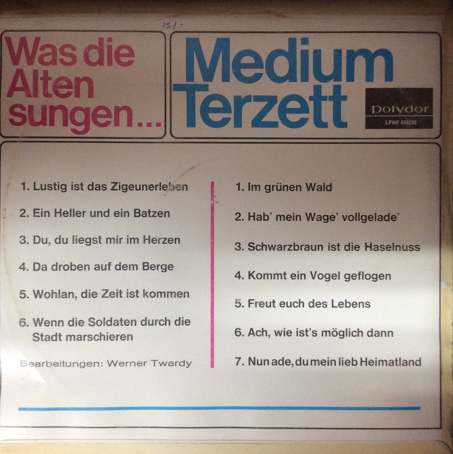 Medium Terzett - Was Die Alten Sungen