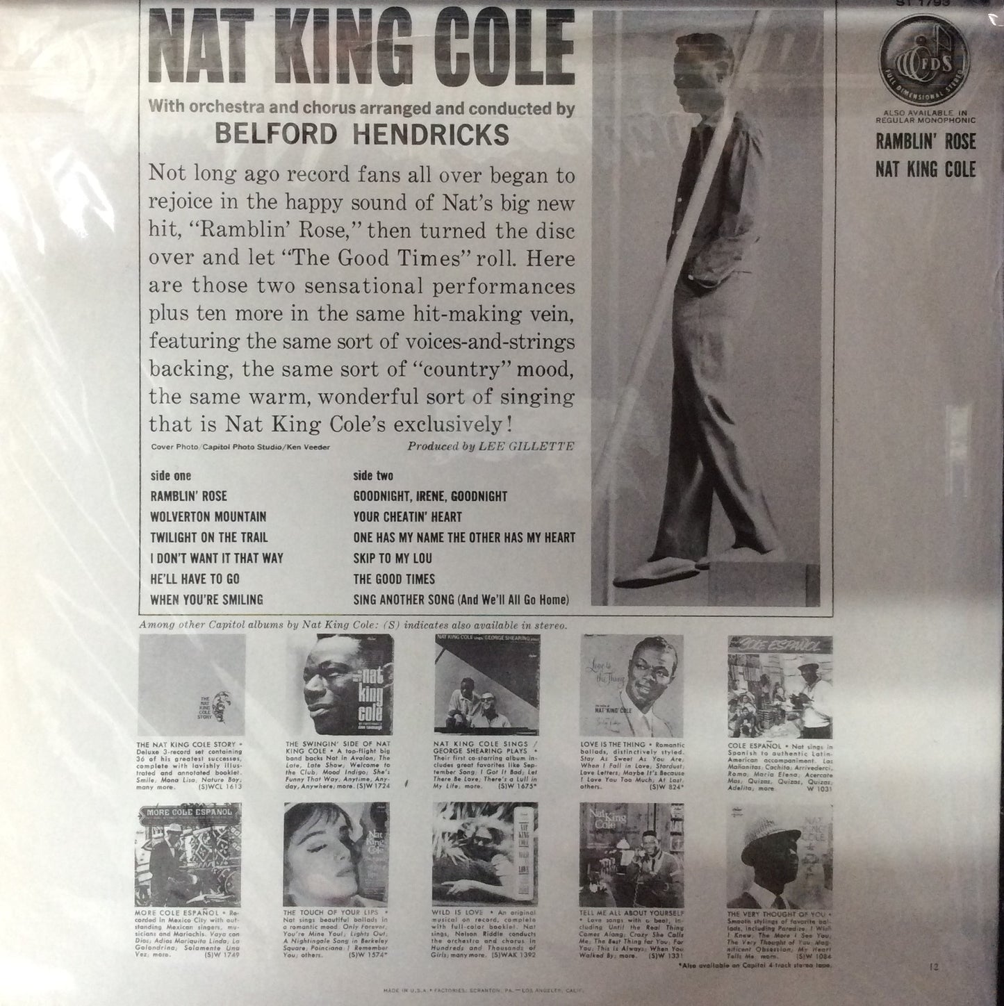 Nat King Cole - Ramblin' Rose