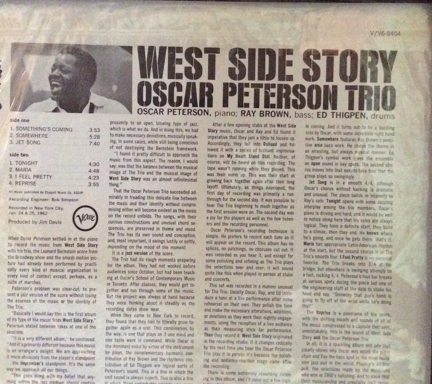 Oscar Peterson Trio - West Side Story