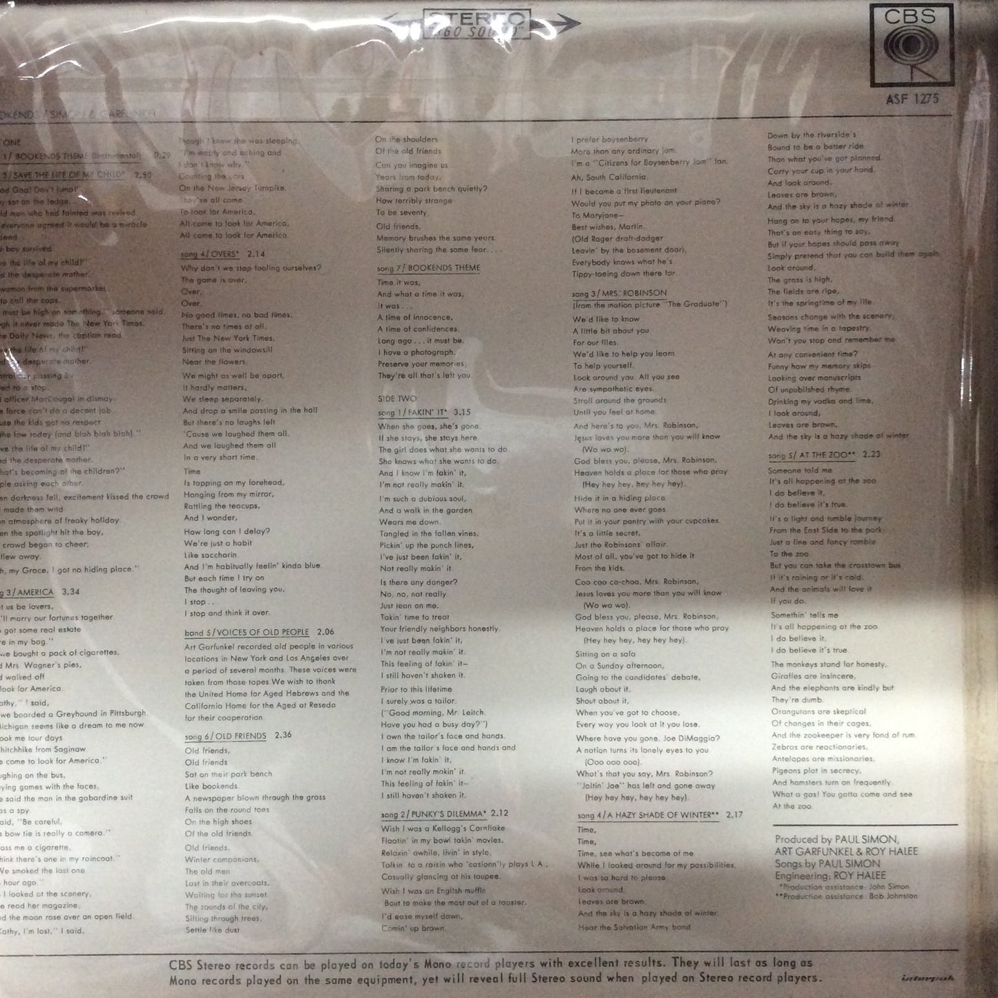 Simon & Garfunkel - Bookends