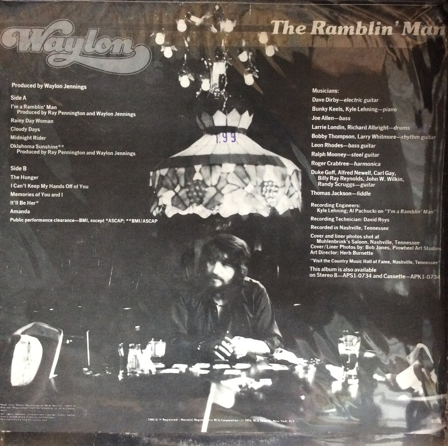 Waylon Jennnings - The Ramblin' Man