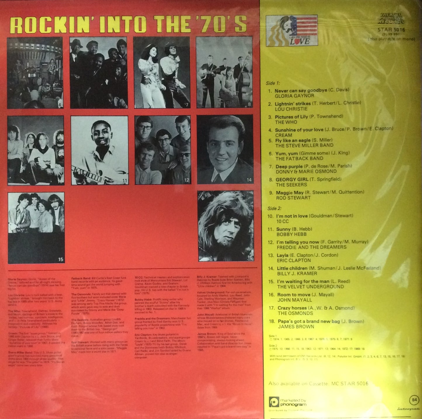 Various Artists - Rockin' Into The 70's