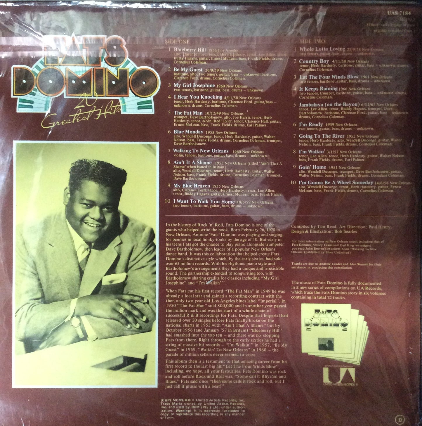 Fats Domino - 20 Greatest Hits