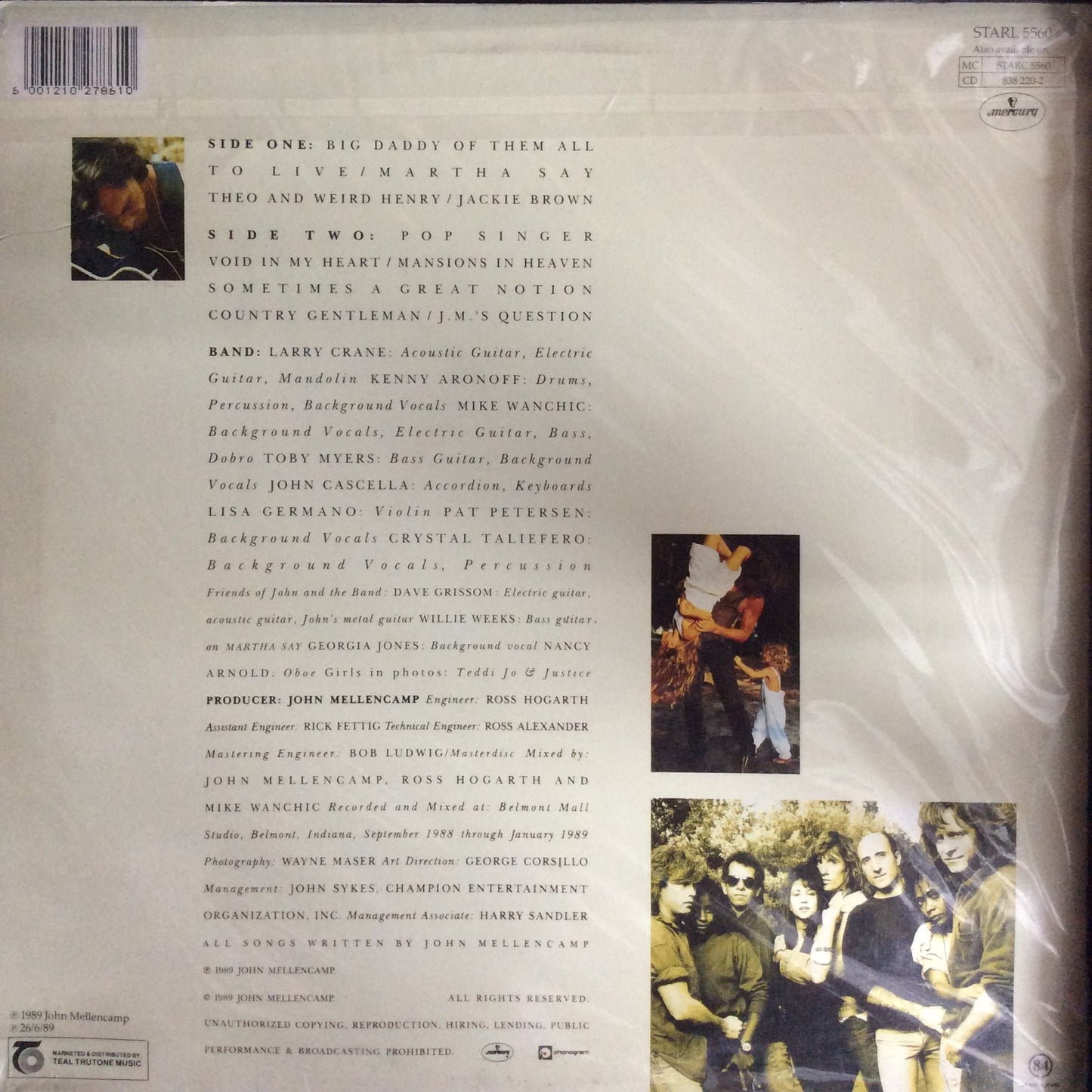 John Cougar Mellencamp - Big Daddy