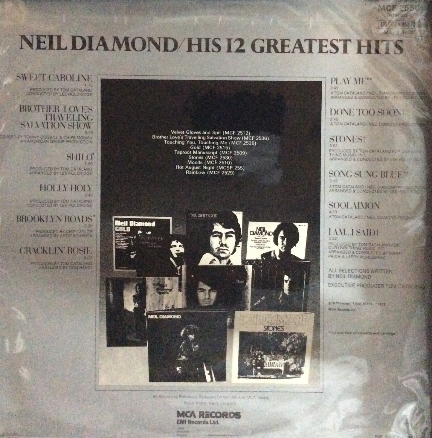Neil Diamond - His 12 Greatest Hits