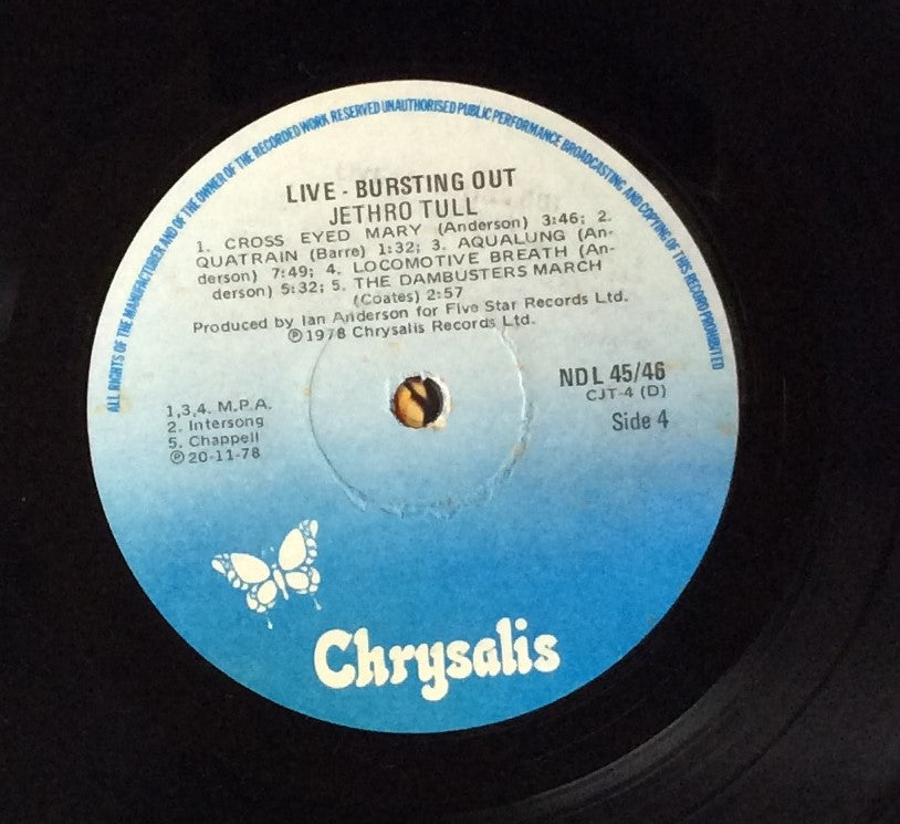 Jethro Tull - LIVE- Bursting Out