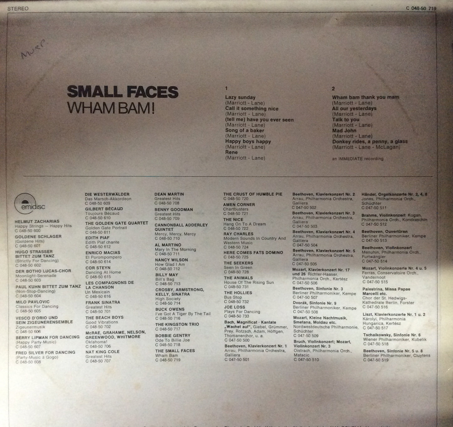 Small Faces - Wham Bam!