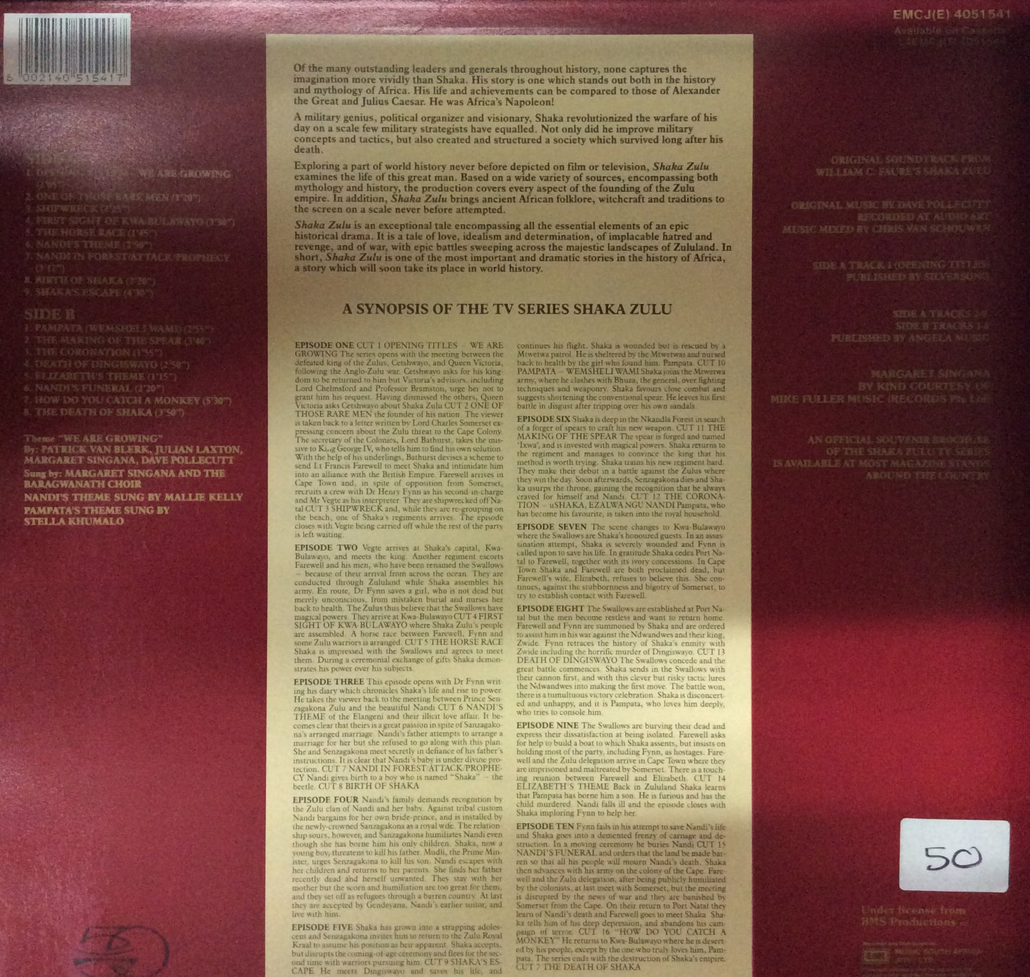 Original Soundtrack - Shaka Zulu