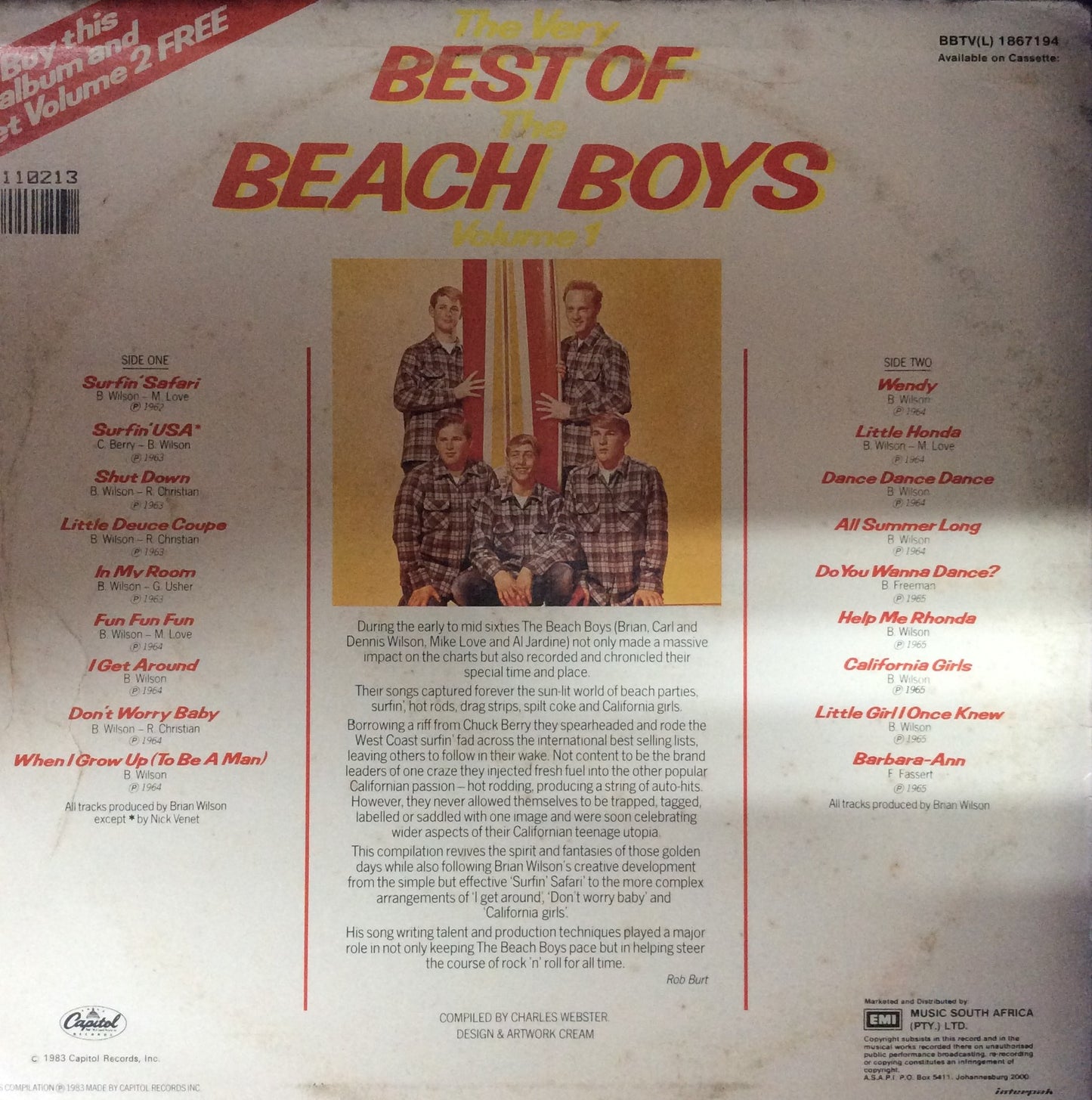 Beach Boys, The - The Very Best Of The Beach Boys (Volume 1)