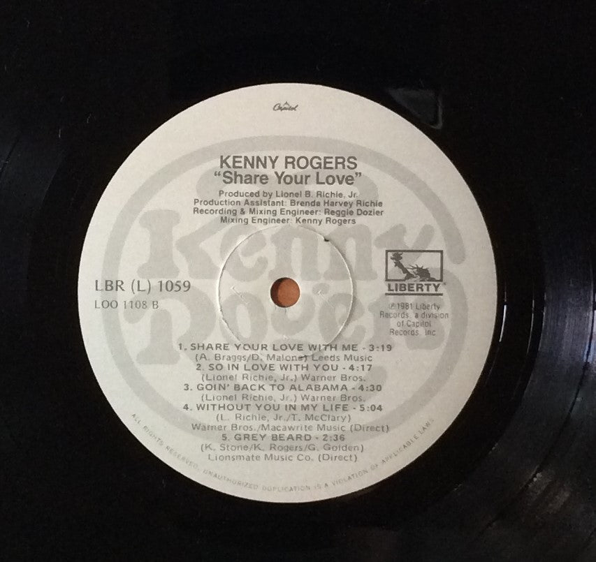 Kenny Rogers - Share Your Love