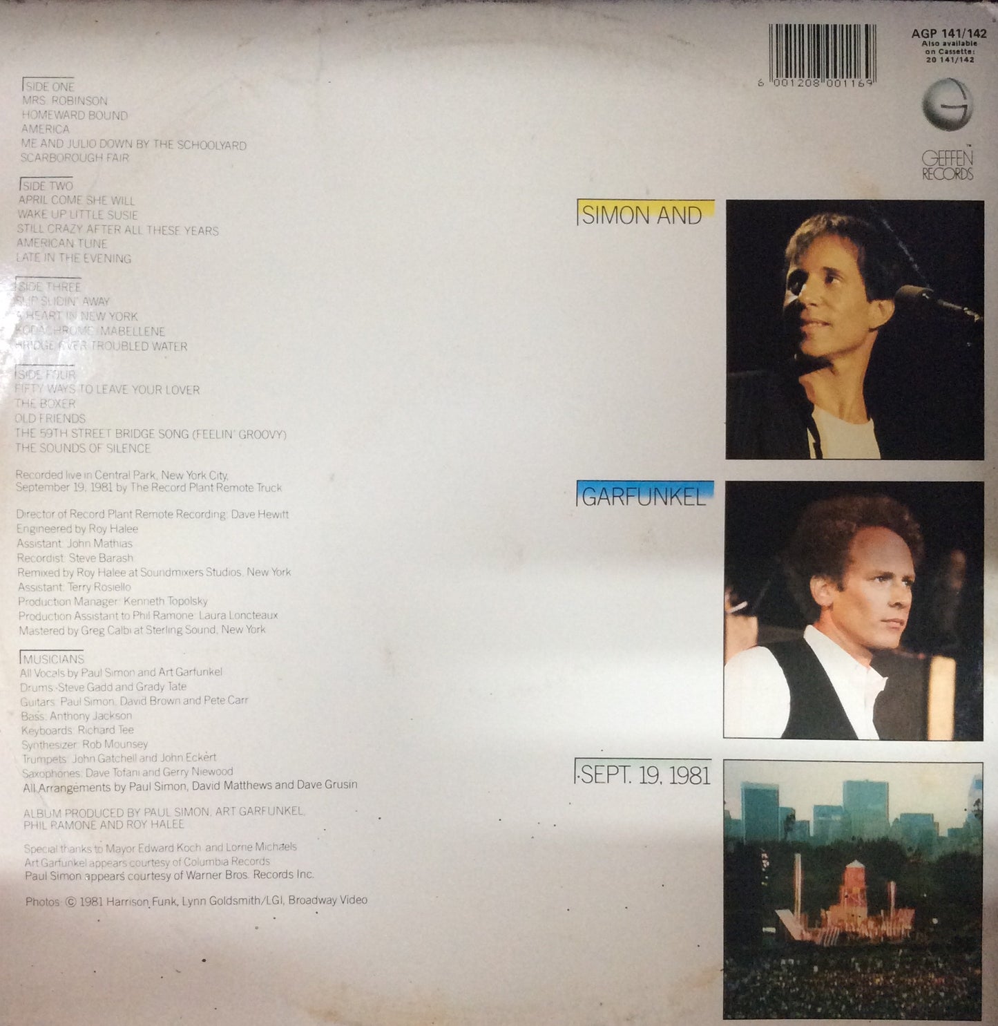 Simon & Garfunkel - The Concert In Central Park