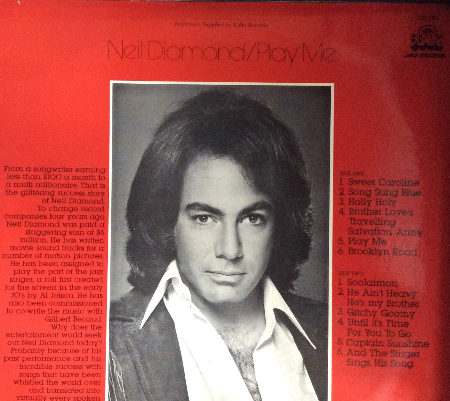 Neil Diamond - Play Me