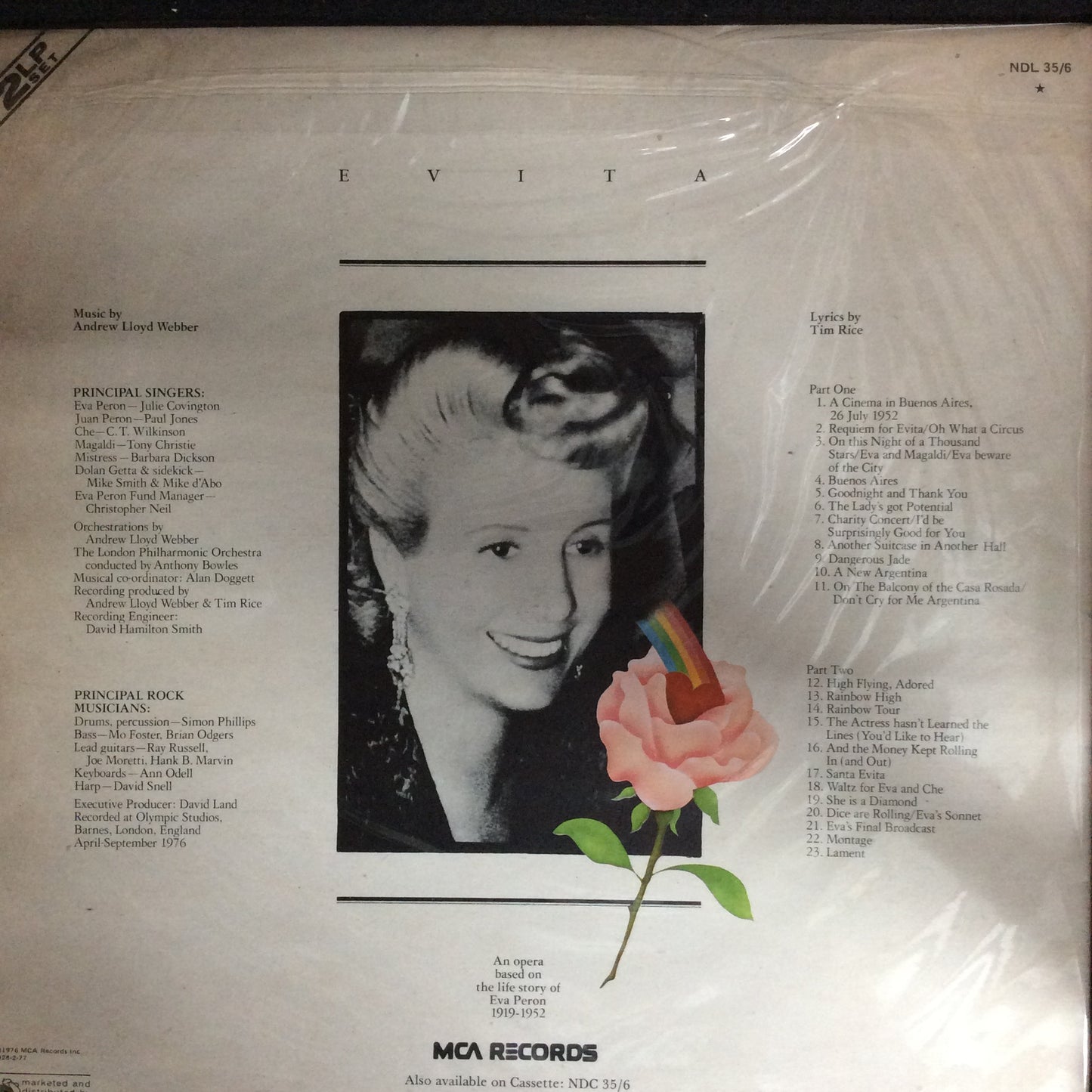 Musical Soundtrack - Andrew Lloyd Webber - Evita