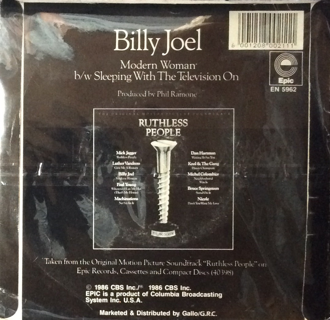 Billy Joel - Modern Woman (7" Single)