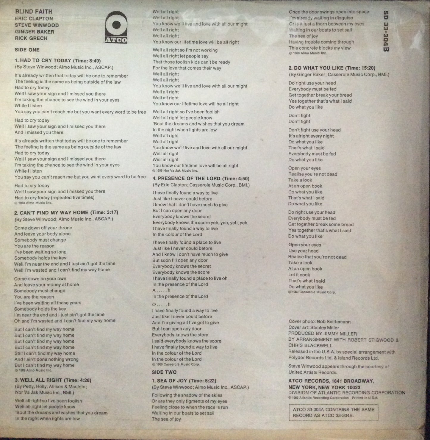 Blind Faith - Blind Faith