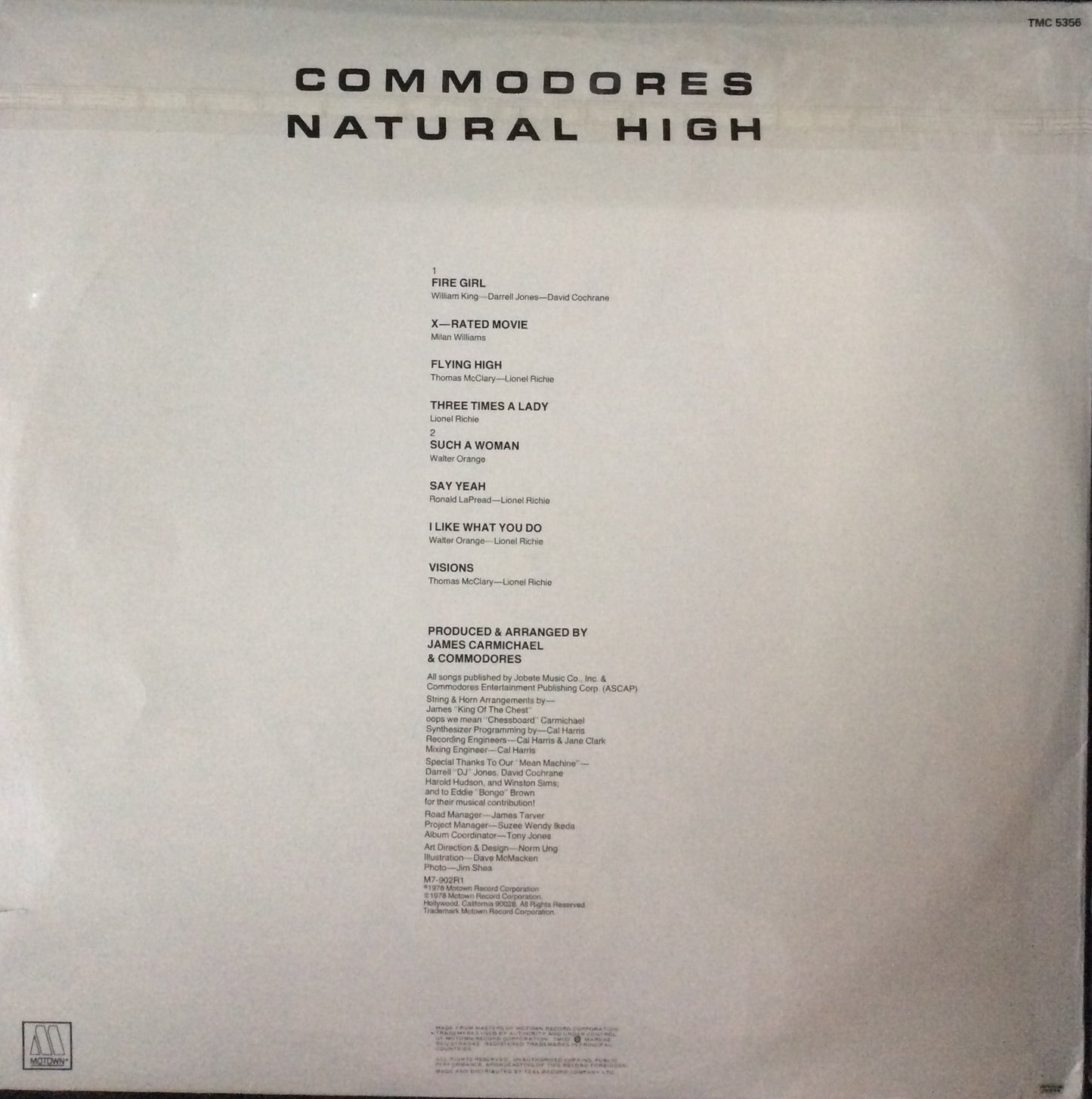 Commodores - Natural High
